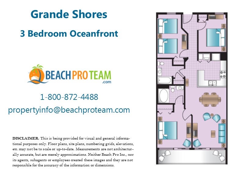 Grande Shores 3 Bedroom Oceanfront